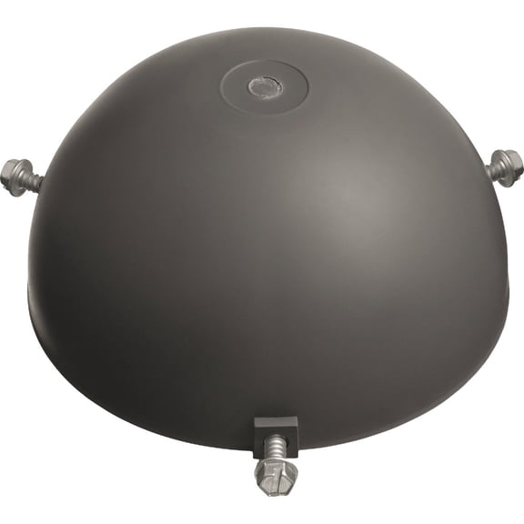 Oatey Mushroom Vent Cap - Polyvinyl Chloride PVC, 3 Hex-Bolts - 3 in. or 4 in., Black