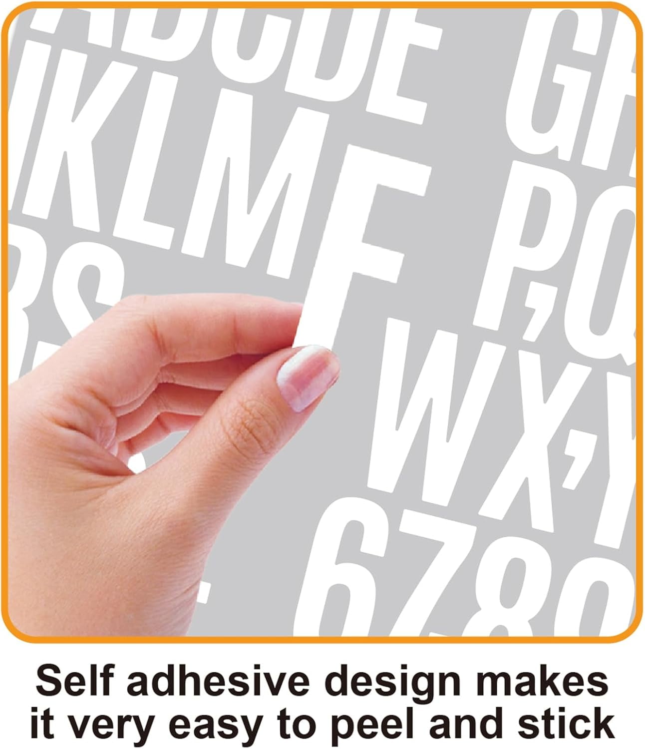 1960 Pcs 1 Inch Waterproof Letter Stickers - Self-Adhesive Vinyl with 20 Sheets of Alphabet, Numbers & Symbols for Mailbox, Door, Window, Address, Business Signs, Vehicles & More (White)