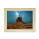 thumbnail image 1 of Azul cielo tierra roja momia Escritorio de madera Arte Pintura 6x8 pulgadas marco de foto foto, 1 of 4