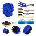 thumbnail image 4 of Car Detailing Brush Kit Multifunction Car Detail Cleaning Brush for Wheel Exterior Interior Auto Detailing Brushes Set Home Shutter Cleaning Brush Set, 4 of 5