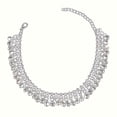 thumbnail image 2 of Soumake Vintage Women Rhinestone Bell Tassel Anklet Foot Chain Bracelet Jewelry Gift, 2 of 7