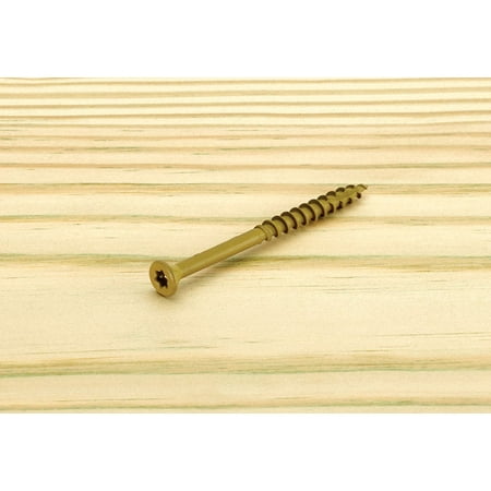 

Starborn 5001350 No.8 x 2 in. Star Flat Head Epoxy Coated Carbon Steel Deck Screws Pack of 500