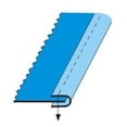 thumbnail image 2 of NGOSEW  Raw Edge Plain Tape Binder Binding Attachment 1-3/8" Tape Size For Sewing Machines, 2 of 2