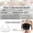 thumbnail image 3 of Tank Tops for Women,Convertible Strapless Bandeau Bra with Removable Pads and Underwire Support for Layering Comfort,Camisole Tops for Women,White,One Size, 3 of 9