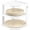 White, variant on Plate Organizer For Cabinet - 3 Tier Corner Shelf Plates Mugs And Pantry Storage Space Saving Countertop 10 X 10 9.5 Inch Bambusi | Kitchen Counter Saver Dishes Bread