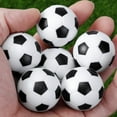 thumbnail image 5 of NUOLUX 6PCS 32mm Pelotas de futbolín Pelota Negra/Blanca, 5 of 5