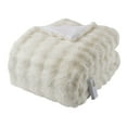 thumbnail image 3 of GARVEE Electric Blanket with Wireless Controller,King Size 104"x 90" Fluffy Faux Fur Bubble Heated Comforter Blankets,6 Heat Levels & 1-10 Hours Timer,Beige, 3 of 8