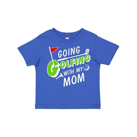 

Inktastic Going Golfing with My Mom- Kids Golf Boys or Girls Toddler T-Shirt