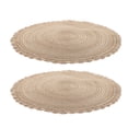 thumbnail image 2 of 2 Pcs Sets de Table Ronds Isolés Thermiquement pour Vaisselle (Café), 2 of 7