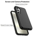 thumbnail image 4 of Galaxy S24 Case, Defender Phone Case For Samsung Galaxy S24 6.2",Takfox Heavy Duty Shockproof Rugged Rubber Full Body Protective, 3 in 1 Hybrid Bumper Hard Cover (Black), 4 of 8