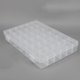 thumbnail image 1 of Caja de joyería transparente, contenedor de plástico para guardar cuentas y manualidades, organizador de 36 compartimentos para aretes, collares, anillos y pequeños accesorios., 1 of 8