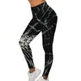 thumbnail image 6 of CHENge Black Yoga Pants for Women Slim Fit Stretchy Scrunch No See Through Tummy Control Cycling Workout Yoga Pants, 6 of 7