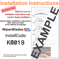 thumbnail image 3 of 2018 Mercedes-Benz GLS63 AMG Beam Blade Wipers (Set of 3) w/Rear Wiper, 3 of 3