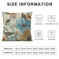 thumbnail image 5 of Shiartex  Light Blue and Brown Pillow Covers Retro Sunflower Flowers Print Decorative Throw Pillows Outdoor Modern Art Floral Pillowcase Square Cushion Case for Home Sofa Couch Bed White, 5 of 5