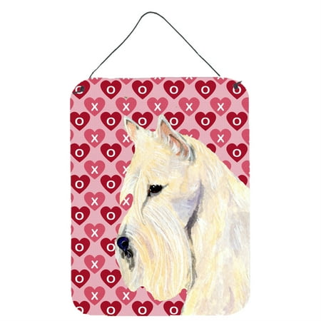 Scottish Terrier Hearts Love and Valentine s Day Wall or Door Hanging Prints