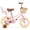 Pink, variant on GLAF Kids Bicycle for Ages 2-9 with Basket & Training Wheels, Perfect First Bike for Kids
