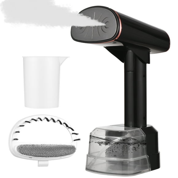 Défroisseur à Vêtements Portatif 1500 W, Chauffage Rapide en 20 Secondes, Élimination des Plis des Vêtements, jusqu'à 24 G/min, 2 Modes, Réservoir d'Eau 400 ml, Défroisseur à Tissu Portable et Pliable, Convient pour Voyage/maison/bureau