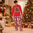 thumbnail image 2 of Domzest Family Matching Christmas Pajama Sets Long Sleeve Xmas Printed Sleepwear & Pjama Pants Cute Holiday Family Pjs Sets, 2 of 4