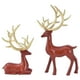 thumbnail image 2 of Decoración navideña, adornos navideños, regalos navideños, artesanías de resina navideña, estilo europeo y americano, galvanoplastia, pareja de ciervos, sala de estar, mueble de TV, muebles para el ho, 2 of 5