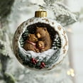 thumbnail image 4 of DAMAI Bear Family Christmas Ornament - Adorable Hanging Decor, Black Bear Family of 3 Ornaments for Christmas Tree, Mantel & Home Indoor Holiday Displays, 4 of 7