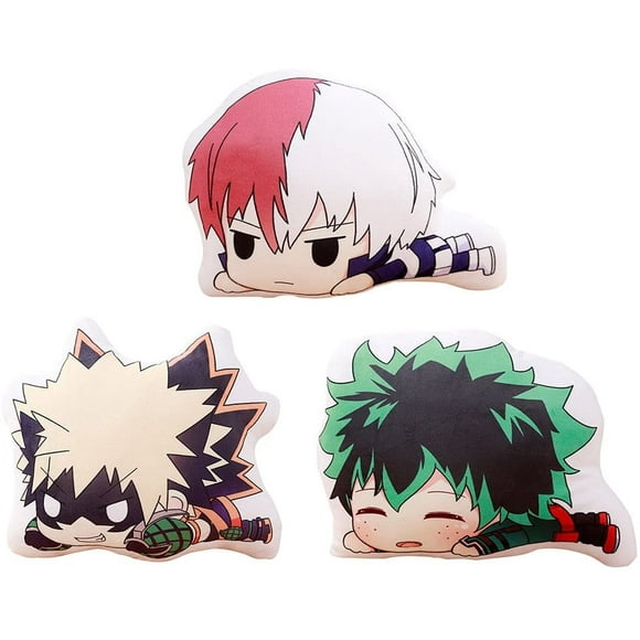 My Hero Academia Animation Around Plush Pillow Izuku Midoriya / Bakugou Katsuki / Todoroki Shoto Anime Cartoon Picture Pillow Anime Fans Gift 35 cm, 45 cm, cotton, 01 + 02 + 03, size S