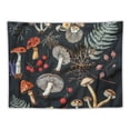 thumbnail image 5 of BCIIG Mushrooms Leaves Berries Tapestry Wall Hanging Unique Style for Home Decor - Graphic Tapestries for Living Room Bedroom 40x30inch, 5 of 6