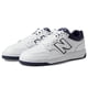 thumbnail image 1 of Zapatilla New Balance BB480 V1 unisex blanca/azul marino talla 11.5, 1 of 6