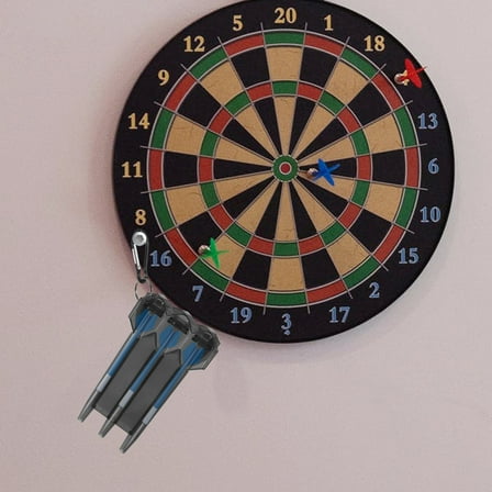 FUTUREORYY Dart Storage Box 1 Set Black Portable Case For Travel And Sports Practice Use