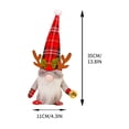 thumbnail image 2 of RnemiTe-amo Christmas Decorations Gnomes Plush Doll,Handmade Christmas Valentine Tomte Swedish Scandinavian Figurine Nordic Gnomes Plush Christmas Elf Doll Xmas Ornaments for Home Decor, 2 of 2