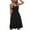 Black, variant on BLVB Casual Dresses for Women Sleeveless Summer Beach Party Dress V Neck A Line Spaghetti Strap Sundresses