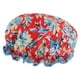 thumbnail image 4 of Gorro de ducha de doble capa Sunnimix plástico impermeable reutilizable, 4 of 8