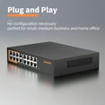 thumbnail image 2 of 16 Port Gigabit Ethernet Switch Switch with EU Plug, 2 of 5