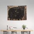 thumbnail image 2 of Hirioo Starry Night Black Sheep Print Tapestry Lightweight Fabric for Bedroom Aesthetic Home Wall Dorm Décor Living Room Decor 29x37 Inch, 2 of 8