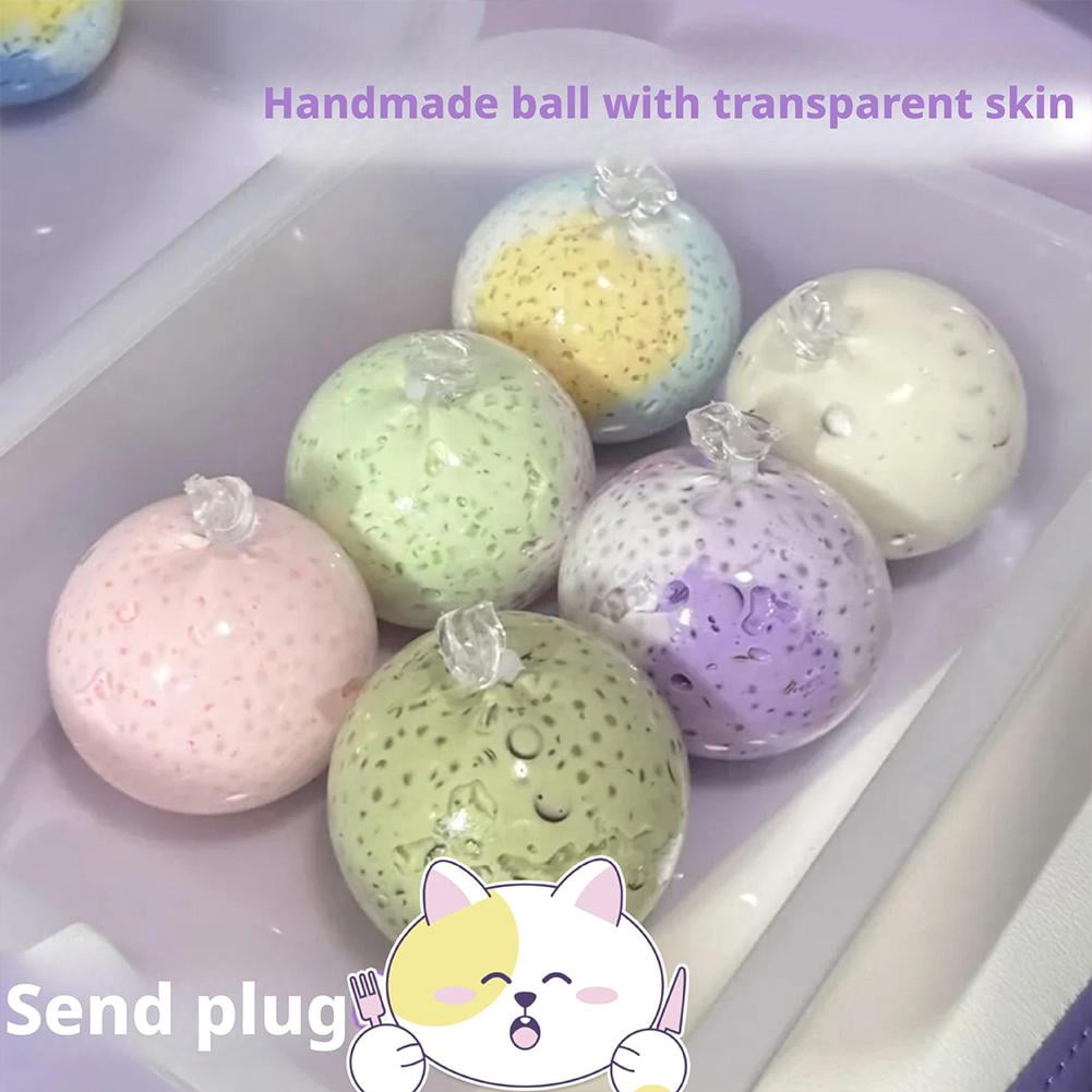 QHUDLV Blank Stress Ball Skins Kit,DIY Pressure Balls,Craft Refill Accessories