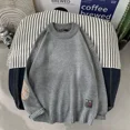 thumbnail image 4 of Suéteres holgados de punto de gran tamaño para hombre, estilo coreano, suéteres de punto para hombre, manga larga, casuales, estéticos, reseñas de ropa, cable, 4 of 4