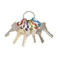 thumbnail image 3 of Nite Ize KeyRing S-Biner - Key Holder Clip with Lightweight Carabiners - Key Organizer Accessories - Small Multicolor S-Biners & Stainless Steel Ring - 4 Pack, 3 of 9