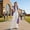 White, variant on Flare School Uniform Pants for Girls, Preppy Casual Trousers, Trendy Everyday Bottom Staples for Student Girls (White,5-6 Years)