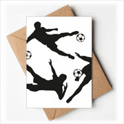 Surround Soccer Football Outlines Sports Greeting Cards You are Invited Invitations