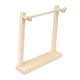 thumbnail image 1 of Organizador de collares vertical decorativo para colgantes, llaveros y pulseras. Madera clara, 1 of 9