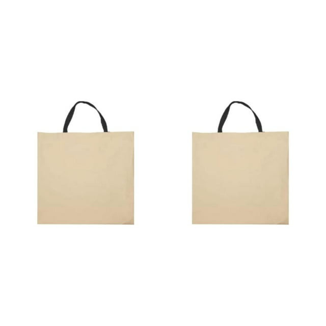 kurtrusly Convenient Chair Storage Bag for Effortless Beach Chair Transport Waterproof Khaki small 2Set