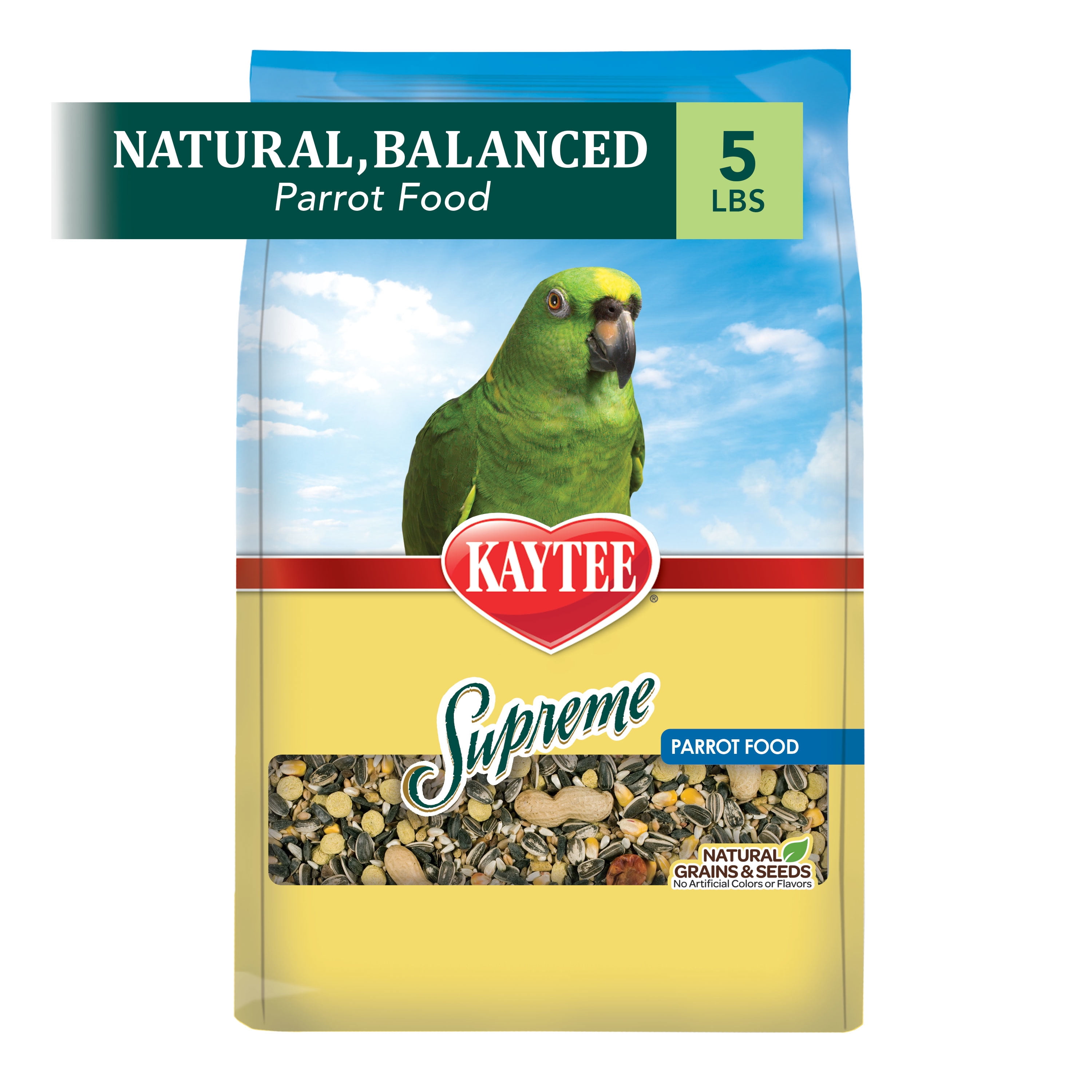 Case Pack of 4 Kaytee  Forti-Diet  Natural  Parrot  Food  5 lb 
