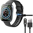 thumbnail image 1 of ccwonima Compatible with Puqo Smart Watch Charger, Magnetic Replacement Charger Compatible with Puqo T80 1.95" Smart Watch (Black), 1 of 1