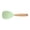 Green 2, variant on Qiangzon Short Wooden Handle Silicone Spatula Spoon Heat Resistant Non-Stick Cooking Utensil Multi-Function Rice Paddle with Ergonomic Grip for Mixing Serving Kitchen Tool Dishwasher Safe