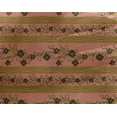 thumbnail image 4 of oneOone Georgette Viscose Fabric Stripe|Leaves & Floral Block Printed Craft Fabric BTY 42 Inch Wide, 4 of 4