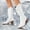 White A, variant on Western Cowboy Boots for Women - Knee High Wide Calf Cowgirl Boots with Classic Embroidered, Anti-Slip Tall Boot for Girls Ladies Fall Winter