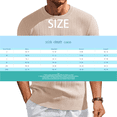 thumbnail image 3 of Lumtrix Men'S T-Shirts Short Sleeve Knit Shirts Casual Crewneck Ribbed Dress Casual Tee Shirt Black XL, 3 of 5