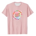 thumbnail image 4 of Atogsazn Women Summer T Shirts Plus Size Loose Girl Short Sleeve Graphic Casual Tees Oversized Tshirts Womens Tops Pink S on Clearance, 4 of 4