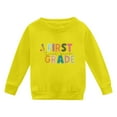 thumbnail image 4 of Chenglor Back To School Oversized Hoodie Girls Sweatshirts Back To School Hoodie Girls Clothes Size 7 Children's Fashion Clothes (5-6 Years Yellow), 4 of 4