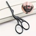 thumbnail image 2 of Stainless Steel Safety Scissors Round Tip 4 Inch For Eyebrows Beard Ear Hair, 2 of 9
