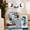 Moonlit Forest, variant on Custom Baby Bedding Set for Boys-Moonlit Forest Design,Personalized Name 5 Pcs Nursery Bedding-Soft Chic Blanket,Sheet,Changing Pad Cover, Room Rug and Wall Art Set for Newborns Gifts